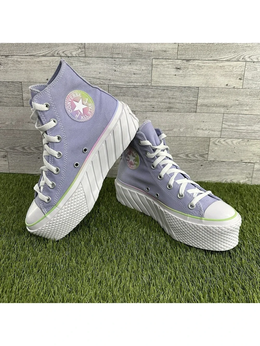 Converse CTAS Hi Pastel Gradient 2X Lift Platform Women's Sneakers A00558C 7